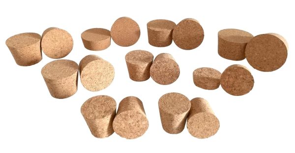Cork Stoppers DONLAB 43mm Top x 33mm Bottom x 35mm Length Pack of 5-1