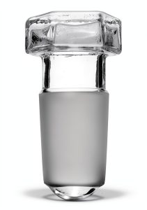 EISCO Hollow Stopper Hexagonal 19/26 Cone Borosilicate Glass CH0872I-0