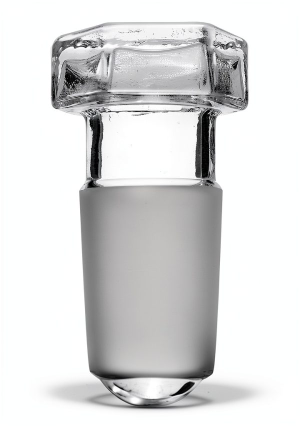EISCO Hollow Stopper Hexagonal 19/26 Cone Borosilicate Glass CH0872I-0