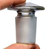 EISCO Stopper Flat Head Solid Cone Borosilicate Glass Size 24/29-1