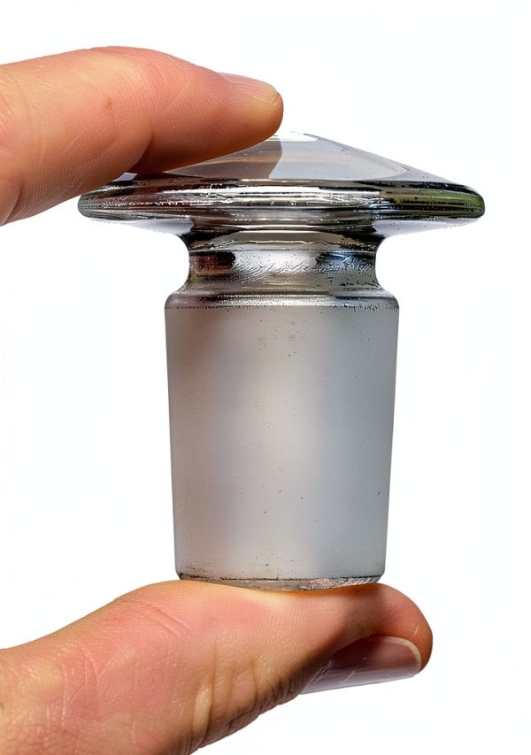 EISCO Stopper Flat Head Solid Cone Borosilicate Glass Size 24/29-1
